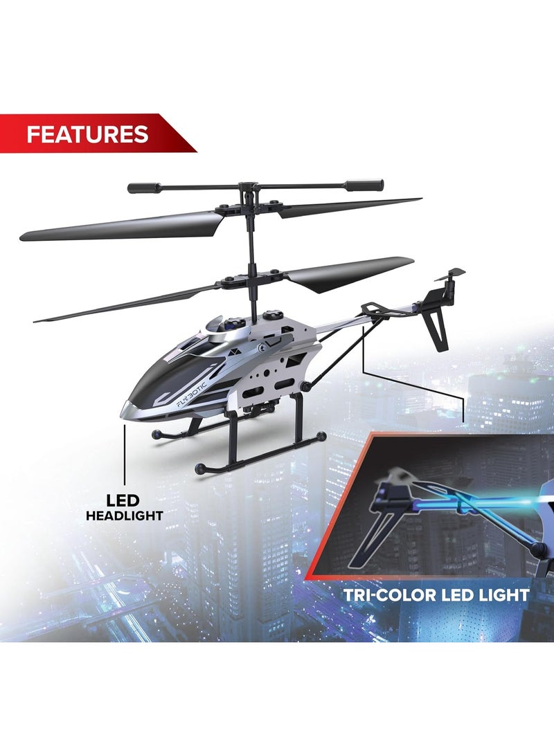 Silverlit طائرة درون سيلفرليت سكاي أورورا للأطفال من 8 سنوات فما فوق مع جهاز تحكم عن بعد 3 قنوات بالأشعة تحت الحمراء، مثبت جيروسكوب، أضواء خلفية LED؛ طائرة درون قابلة لإعادة الشحن - Image 5